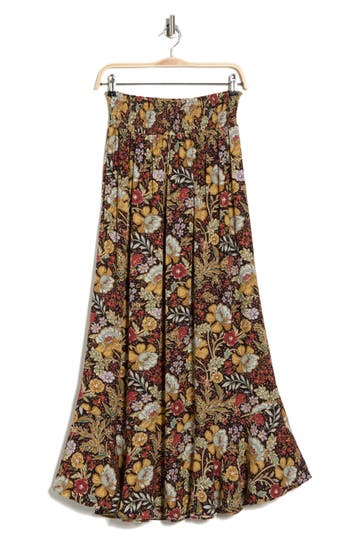 Dr2 By Daniel Rainn Pull-on Maxi Skirt In Black