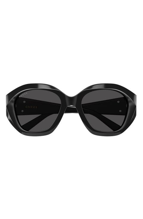 GG2200S 56mm Geometric Sunglasses