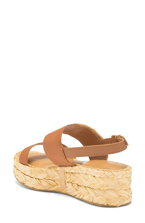 Dolce Vita Chera Platform Slingback Sandal In Tan