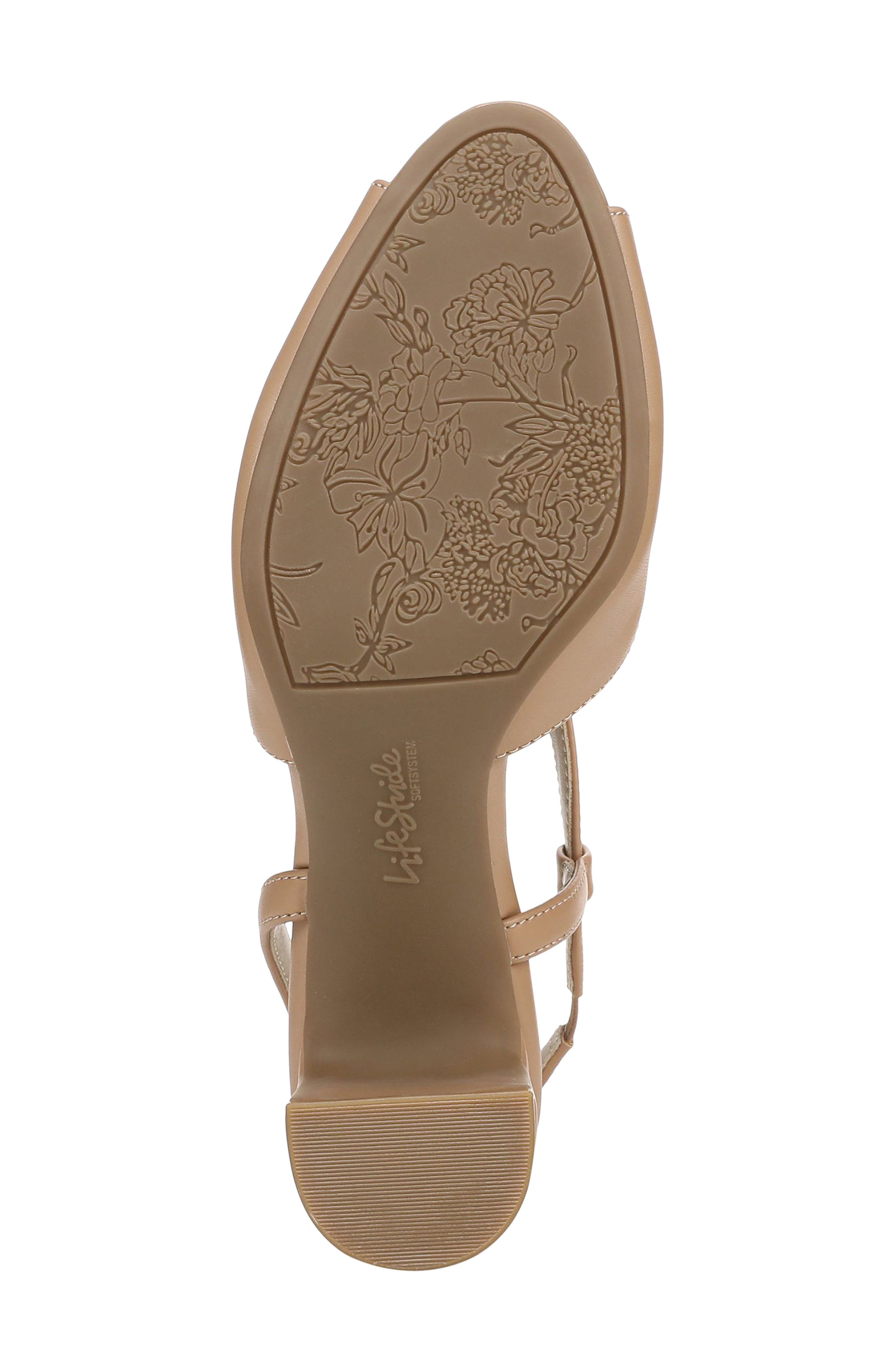 LifeStride Theo Slingback Peep Toe Sandal, Alternate, color, 