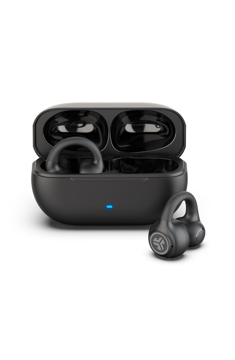 JLab Flex Open Earbuds, Main, color, Black