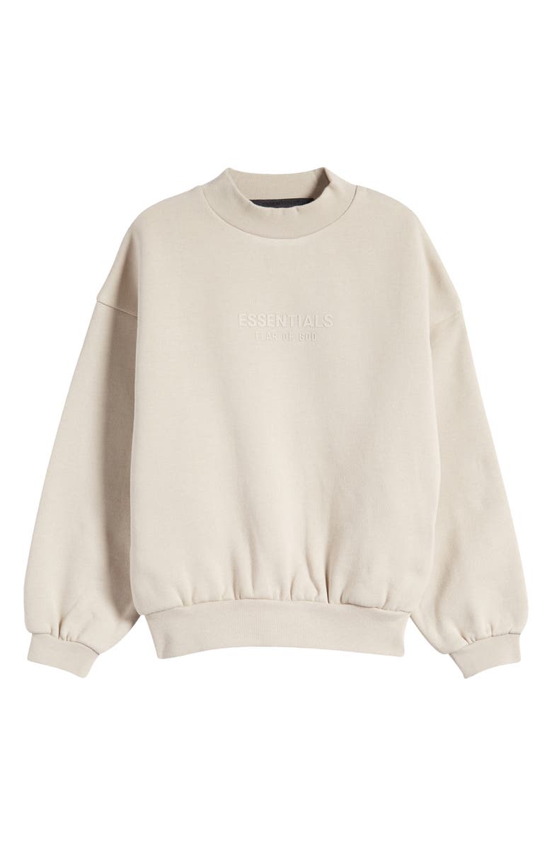 Fear of God Essentials Kids' Cotton Blend Logo Sweatshirt, Main, color, 