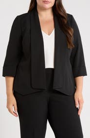 KASPER Open Front Cardigan Jacket