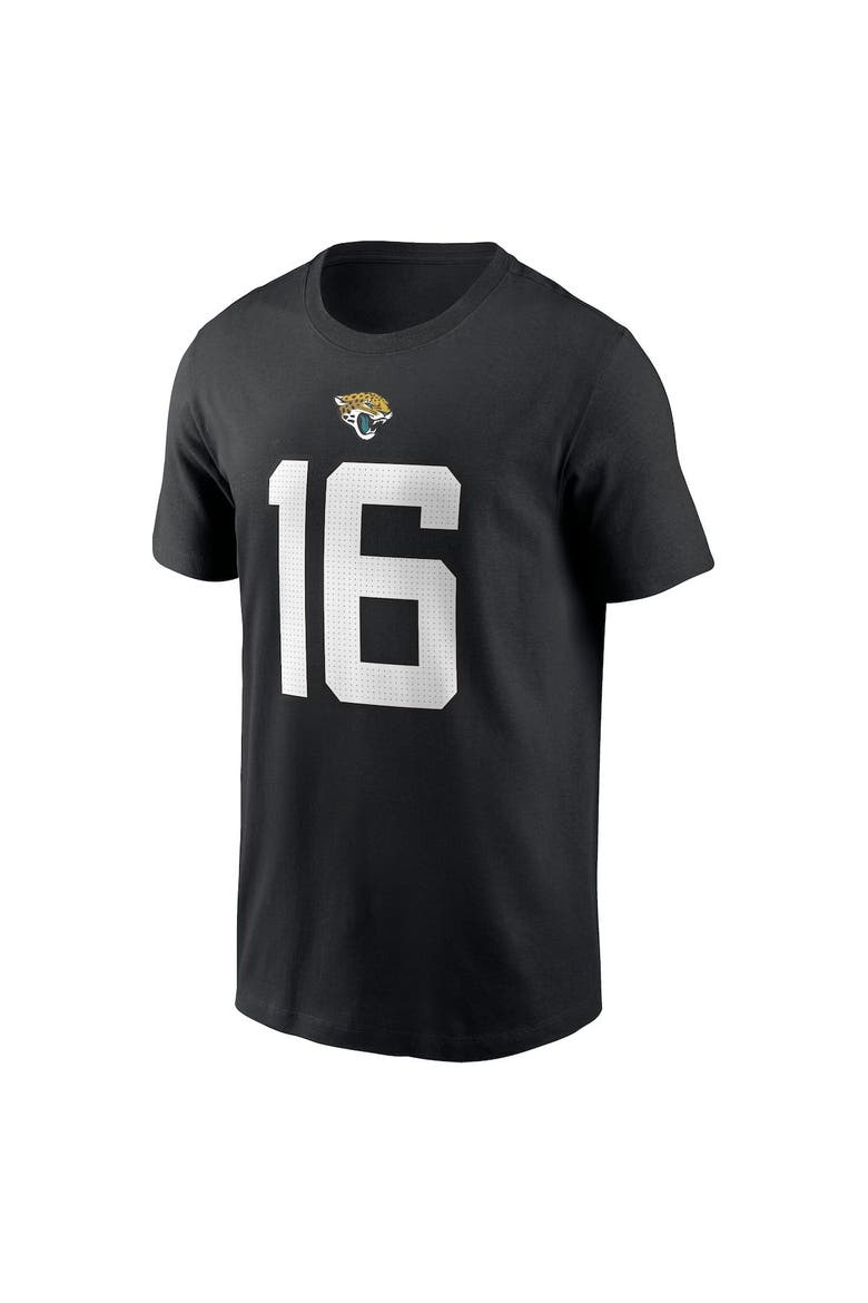 Men's Nike Trevor Lawrence Black Jacksonville Jaguars Player Name & Number T-Shirt, Alternate, color, Black