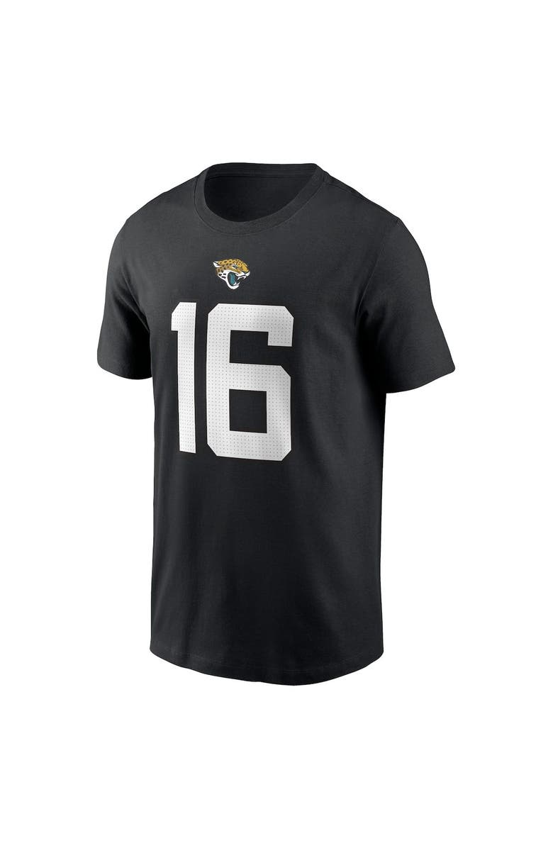 Nike Men's Nike Trevor Lawrence Black Jacksonville Jaguars Player Name & Number T-Shirt, Alternate, color, Black