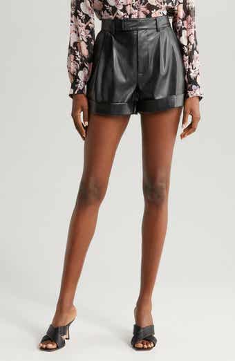 Bistro Faux Leather Shorts