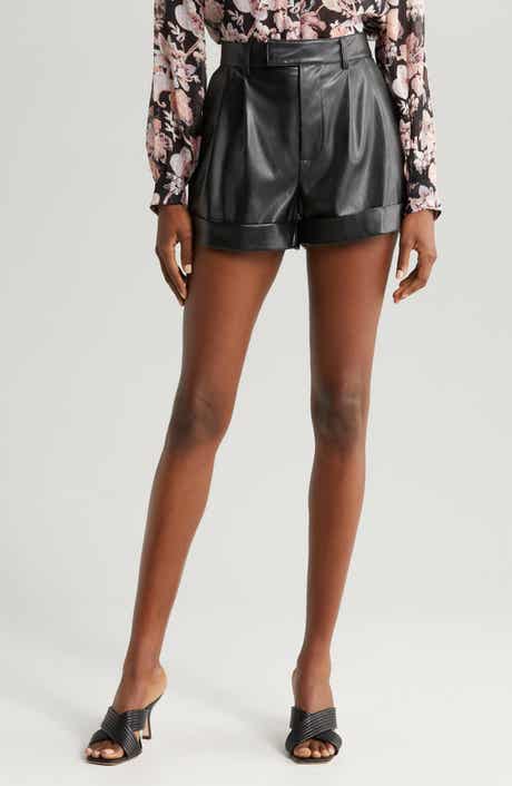 Bistro Faux Leather Shorts