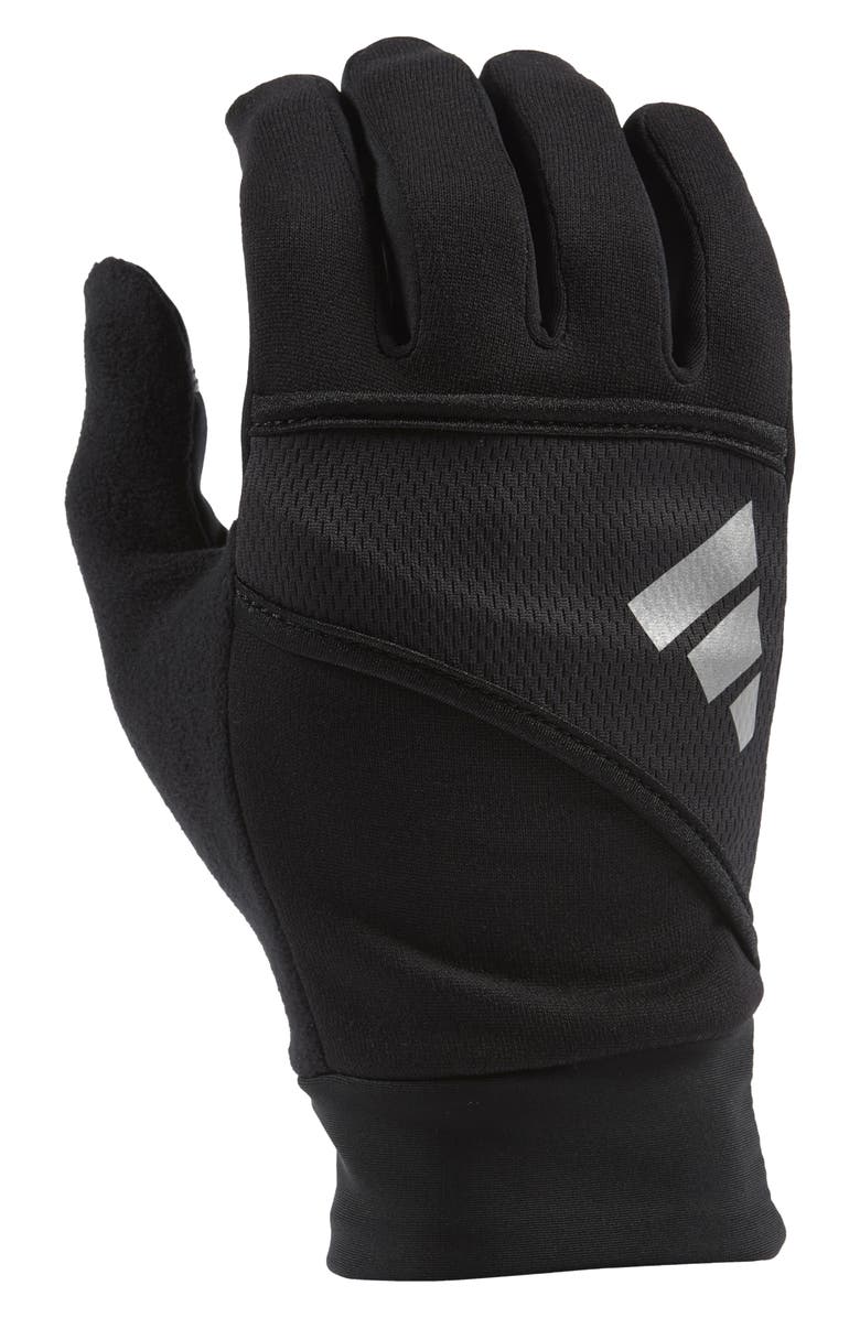 adidas AWP Main Touchscreen Friendly Gloves, Alternate, color, Black