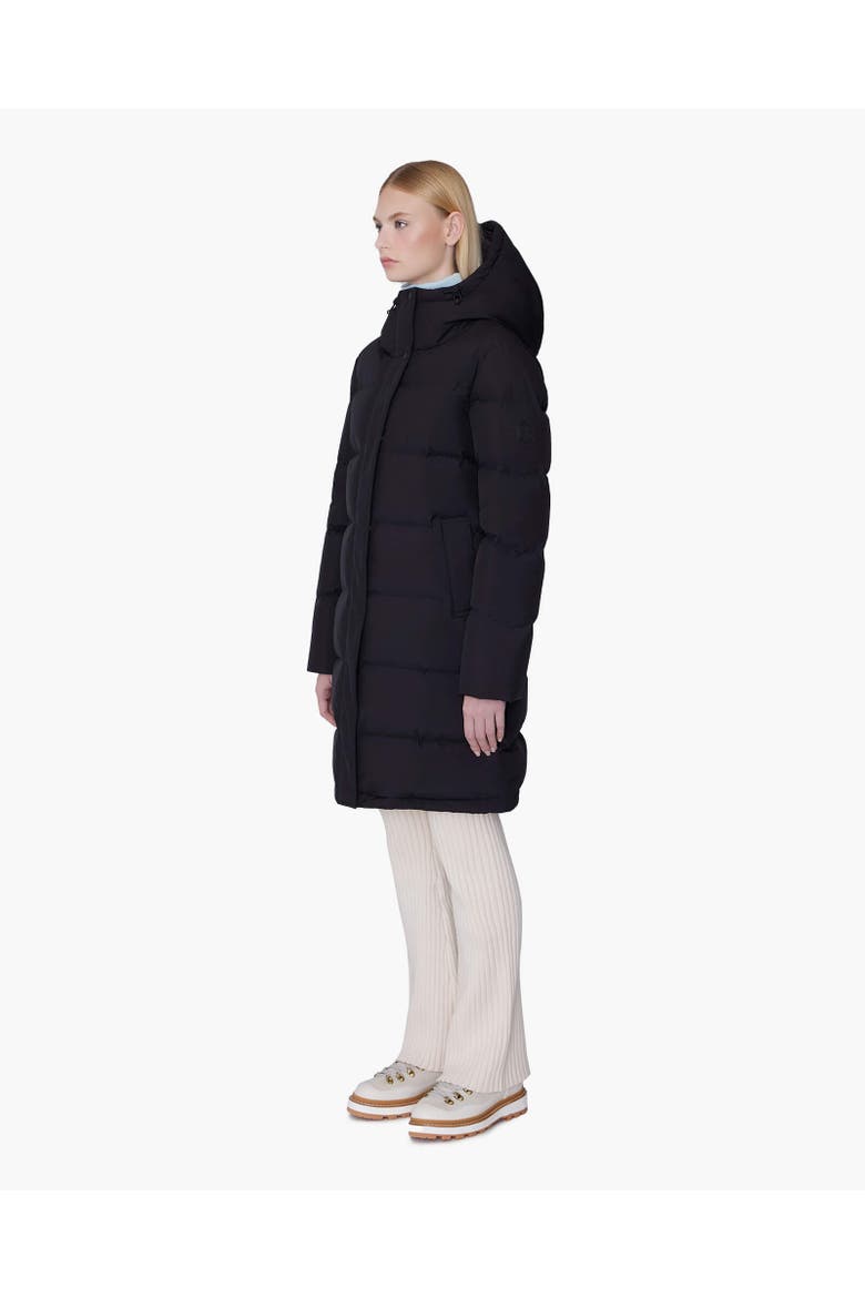 PIPER | Hooded Down Winter Jacket, Alternate, color, Black