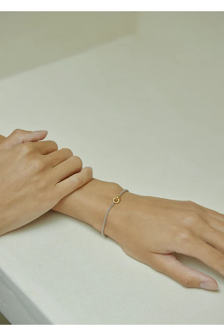 Mixed Metal Link Up Bracelet, Alternate, color, Mixed Metal