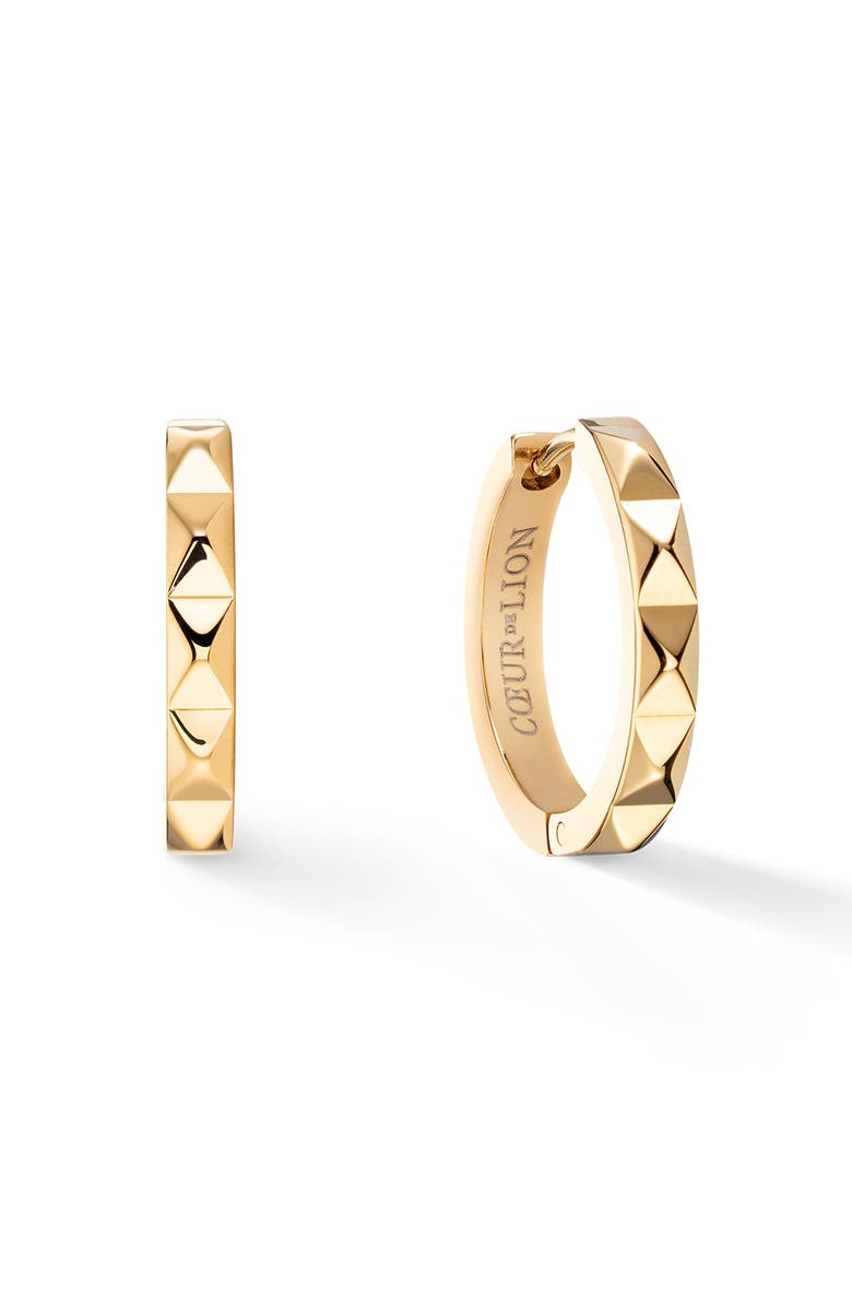 COEUR DE LION Spikes 23 Hoop Earrings, Alternate, color, Gold