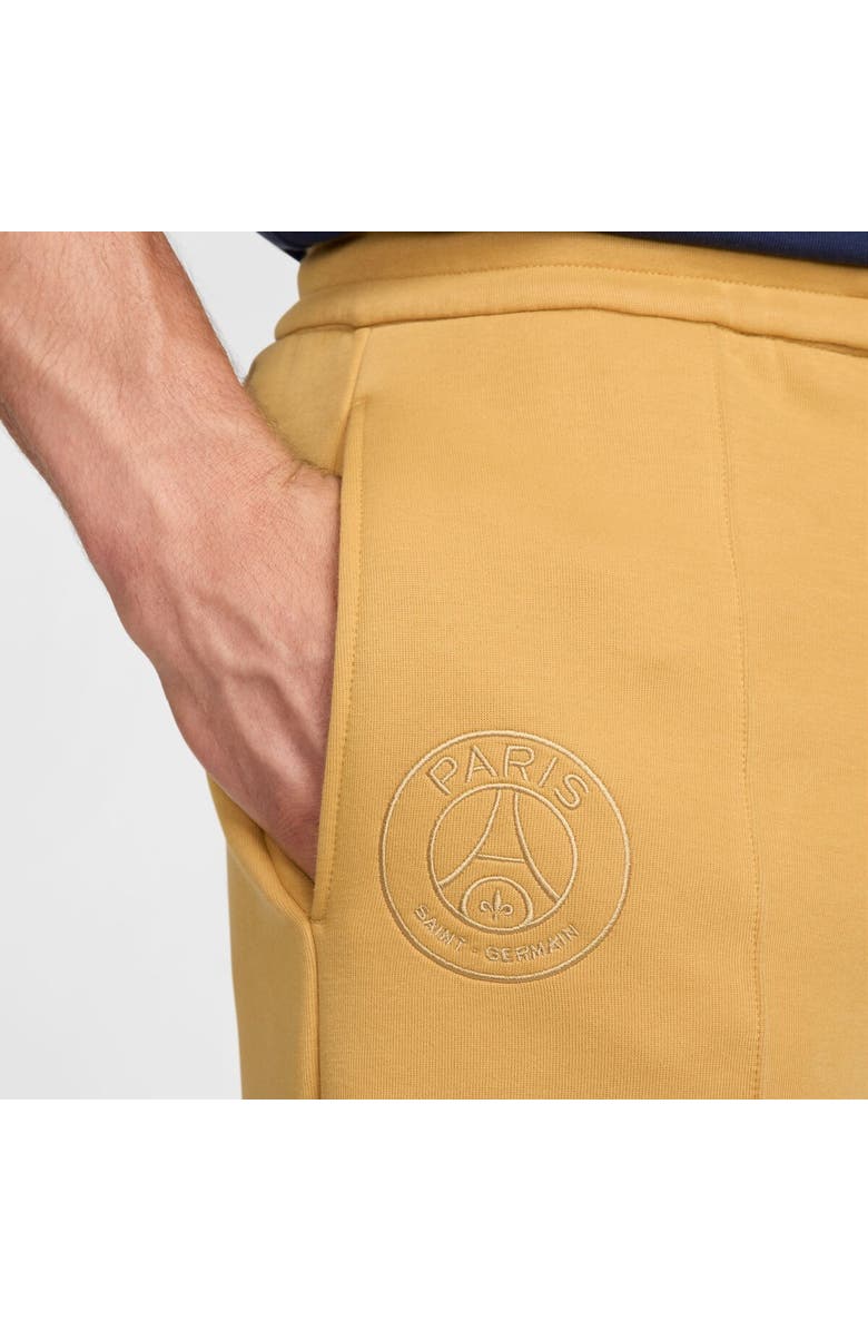 Nike Men's Nike Gold Paris Saint-Germain Tech Fleece Loose Fit Open Hem Sweatpants, Alternate, color,