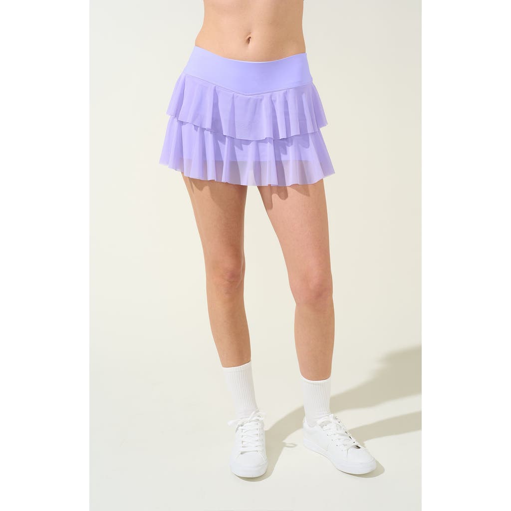 Bobbe Active Layer Cake Skirt In Blue