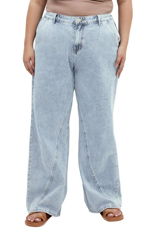 Harley Fit Kyla Wide Leg Jeans (Plus)