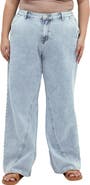 City Chic Harley Fit Kyla Wide Leg Jeans