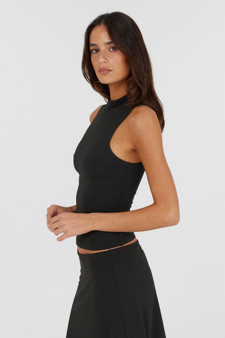 Adeline Tank, Alternate, color, Black