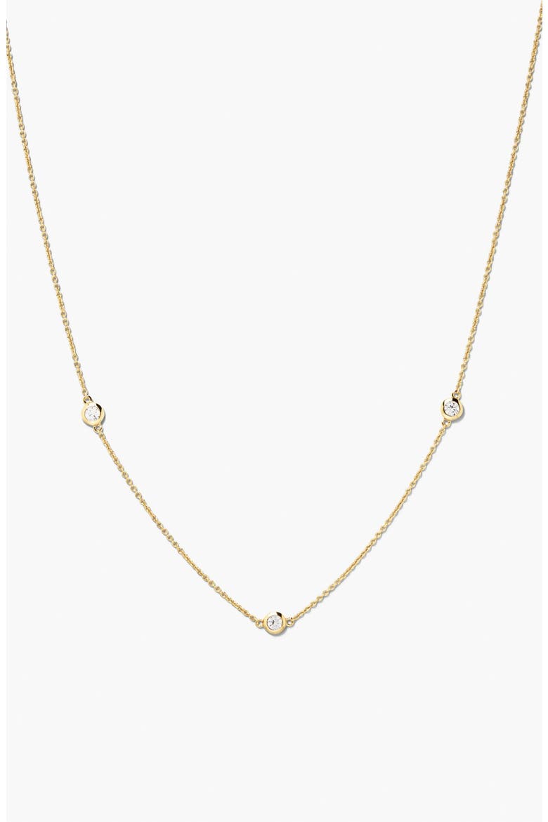 Satellite Necklace, Alternate, color, Gold