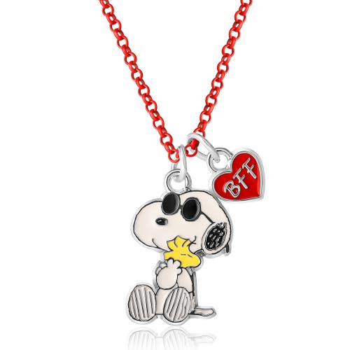 Peanuts Snoopy And Woodstock Bff Fashion, 2 Piece Necklace Set In Multi