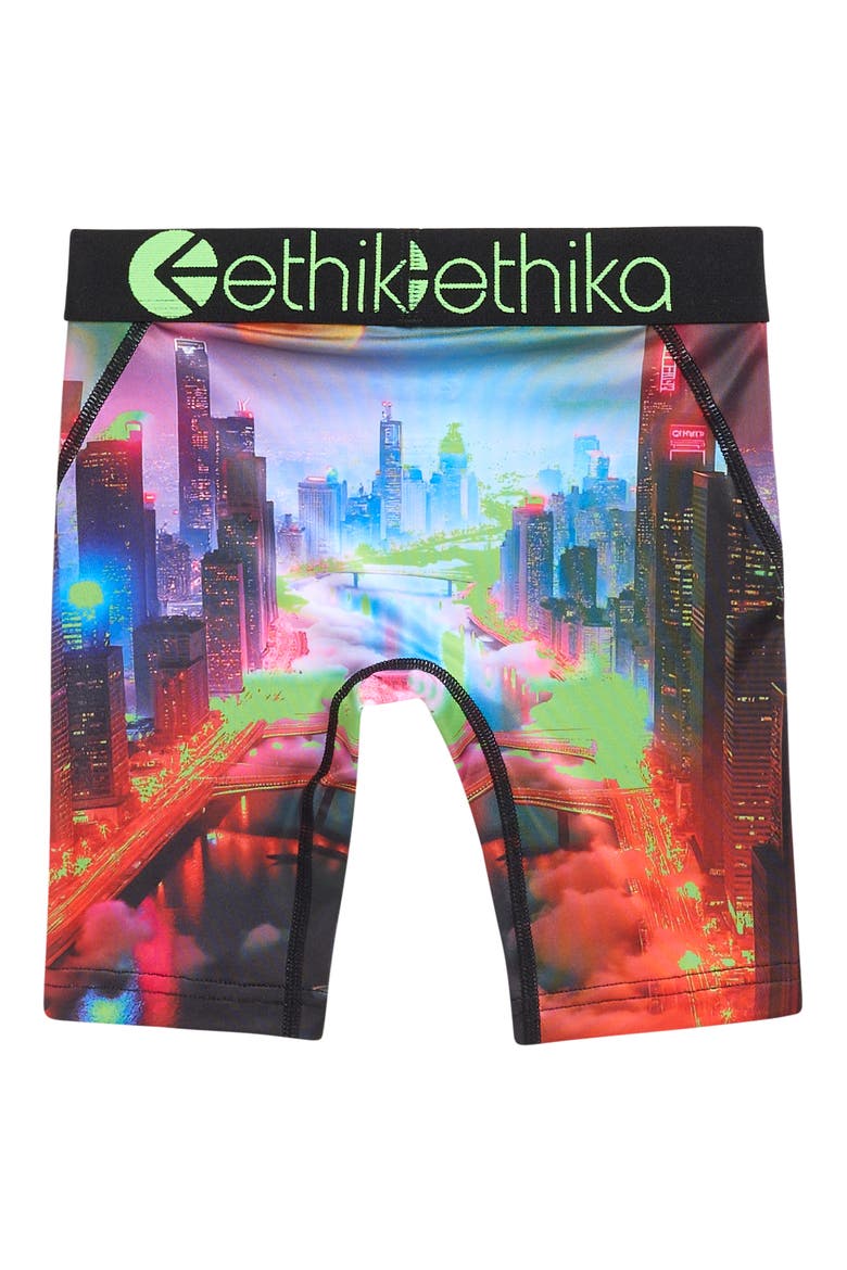 Kids' Neon City Boxer Briefs, Alternate, color, ASSORTED