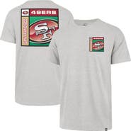 '47 Men's '47 Gray San Francisco 49ers Chrome Plate Franklin T-Shirt