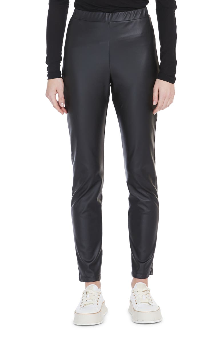 Max Mara Leisure Rodano Faux Leather Leggings, Main, color,