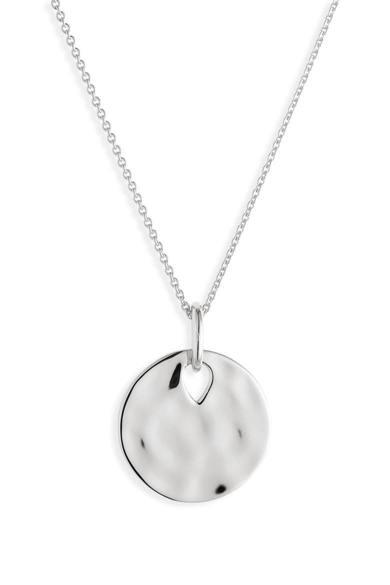 Ziggy Pendant Necklace, Main, color, STERLING SILVER