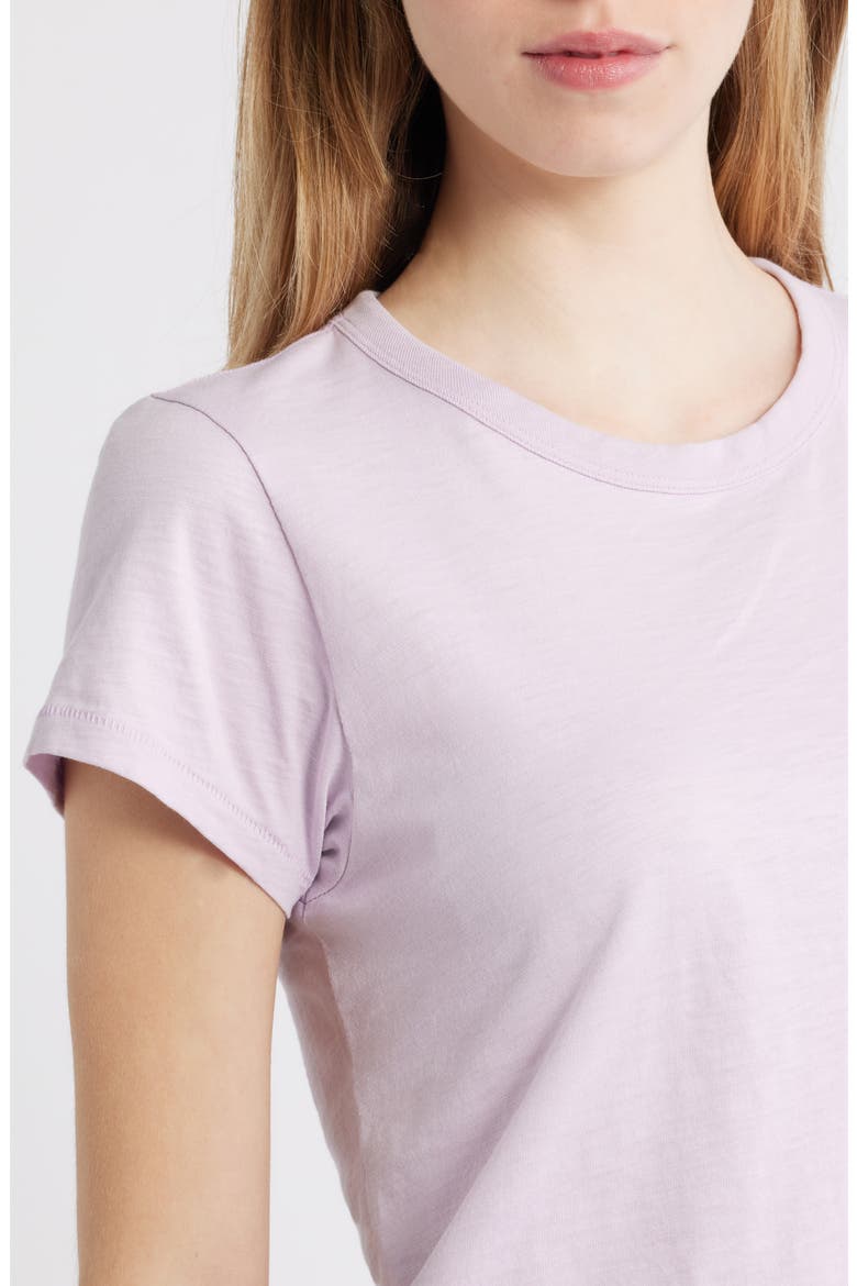 The Slub Cotton T-Shirt, Alternate, color, LAVENDER