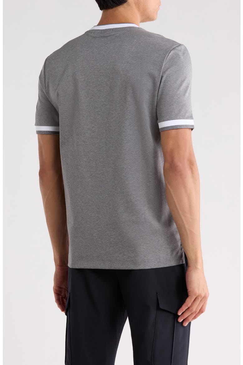 Tessler Cotton Ringer T-Shirt, Alternate, color, MEDIUM GREY