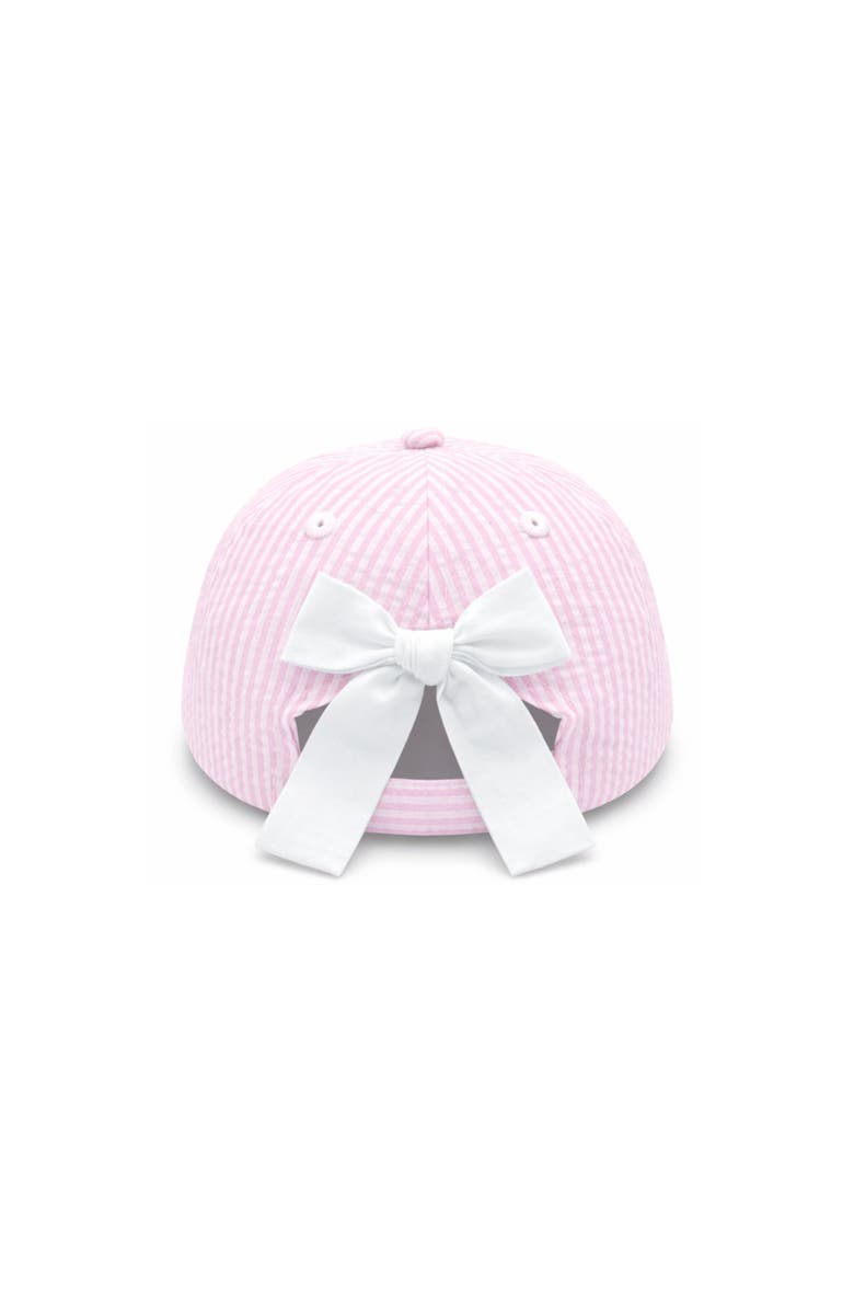 Bits & Bows Bunny Bow Baseball Hat, Alternate, color, Pink