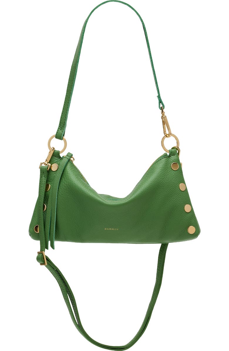 HAMMITT Kyle Leather Shoulder Bag, Alternate, color, Dill/ Gold