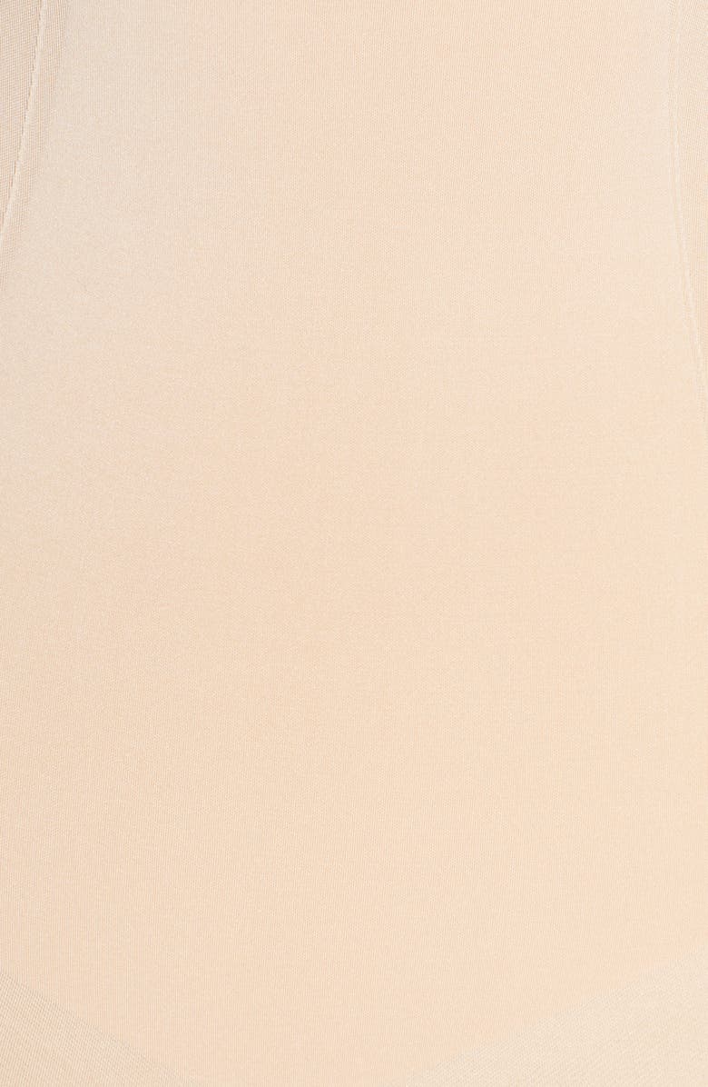 SPANX<sup>®</sup> SPANXsculpt<sup>™</sup> OnCore Open-Bust Mid-Thigh Bodysuit, Alternate, color, Soft Beige
