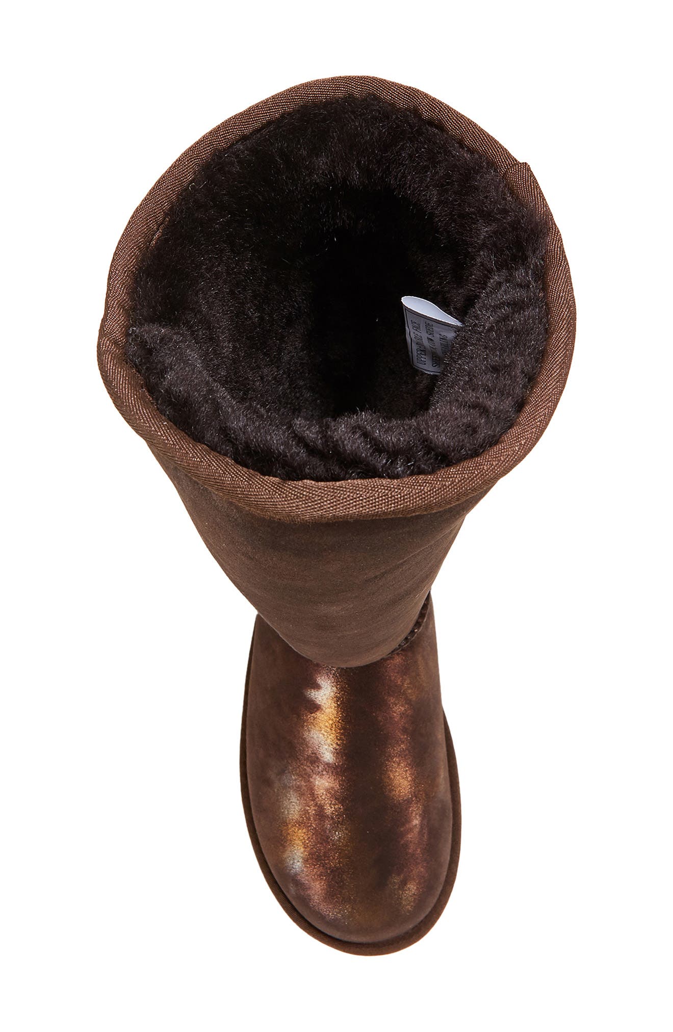 Australia Luxe Collective Cosy Genuine Shearling Tall Boot, Alternate, color, Bronze