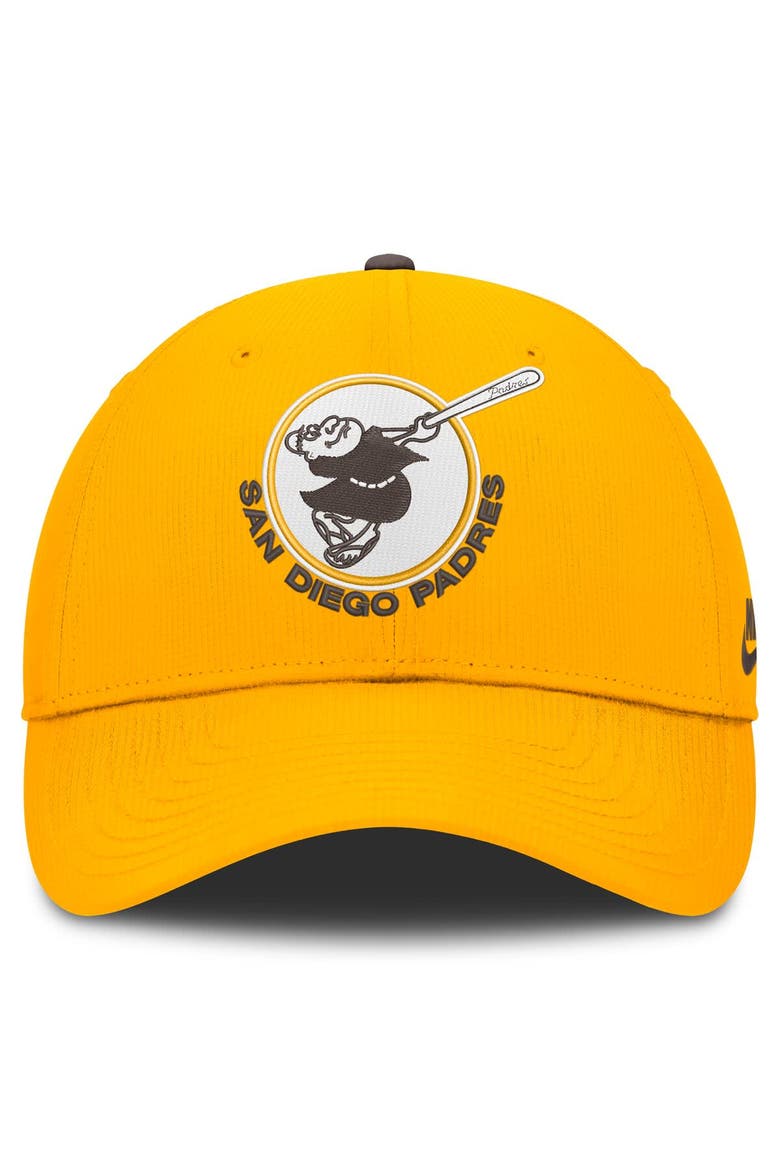 Men's Nike Gold San Diego Padres Cooperstown Club Dri-FIT Adjustable Hat, Alternate, color, Gold