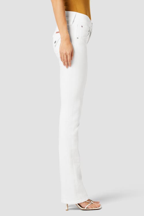Hudson Jeans Beth Mid Rise Bootcut In White
