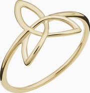 Oradina 14K SolidGold Celtic Knot Ring
