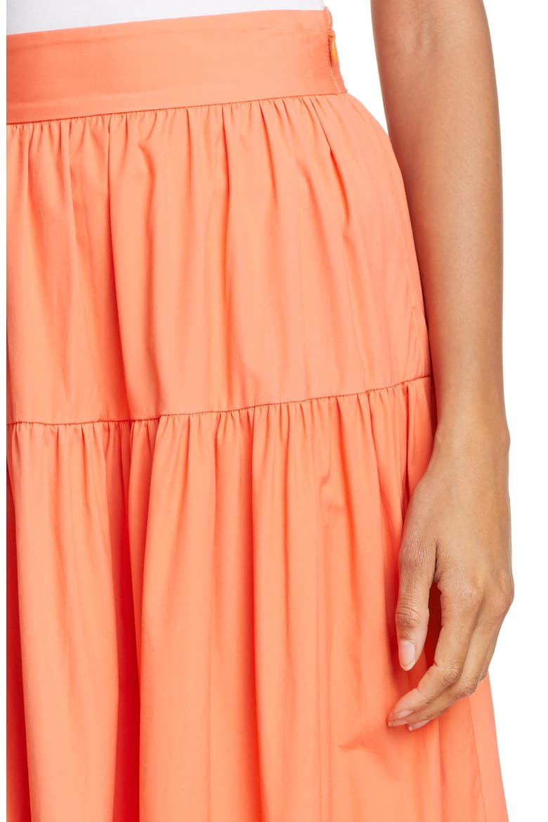 Apricot Maxi Skirt, Alternate, color, TANGERINE