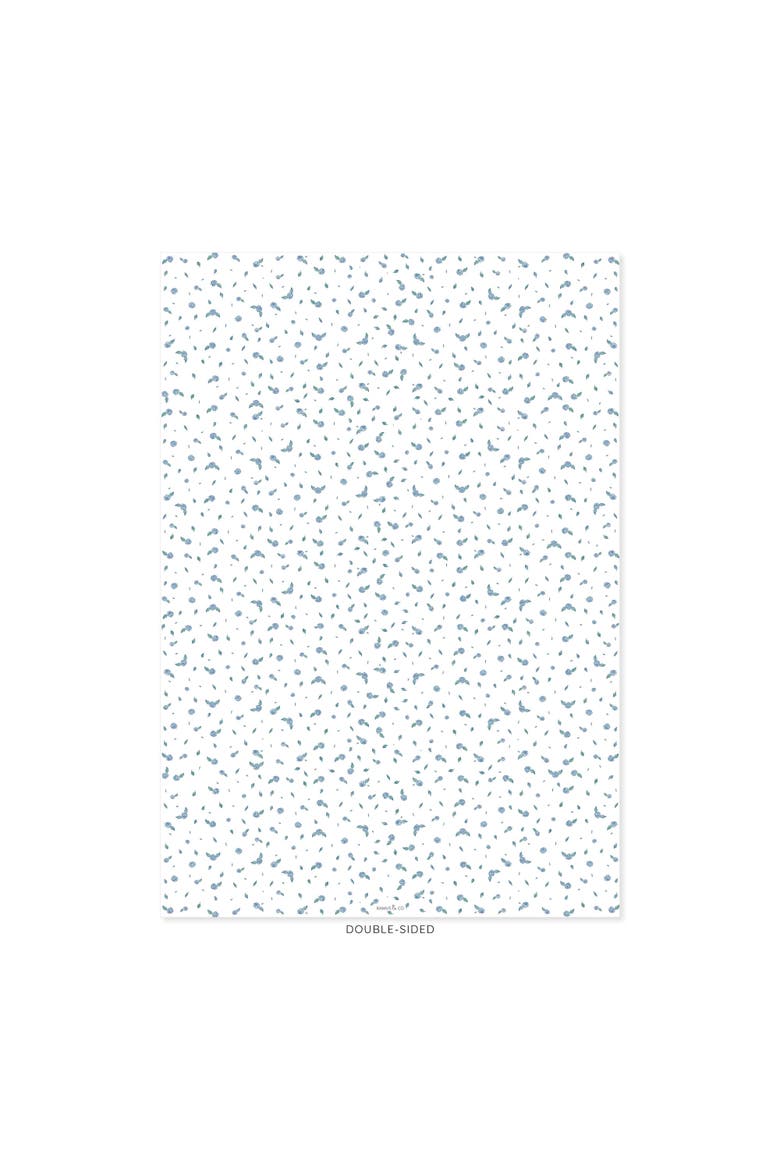Eight Sheets Two-Sided "A Pinch of Floral" Heavyweight Gift Wrap, Alternate, color, Multicolored