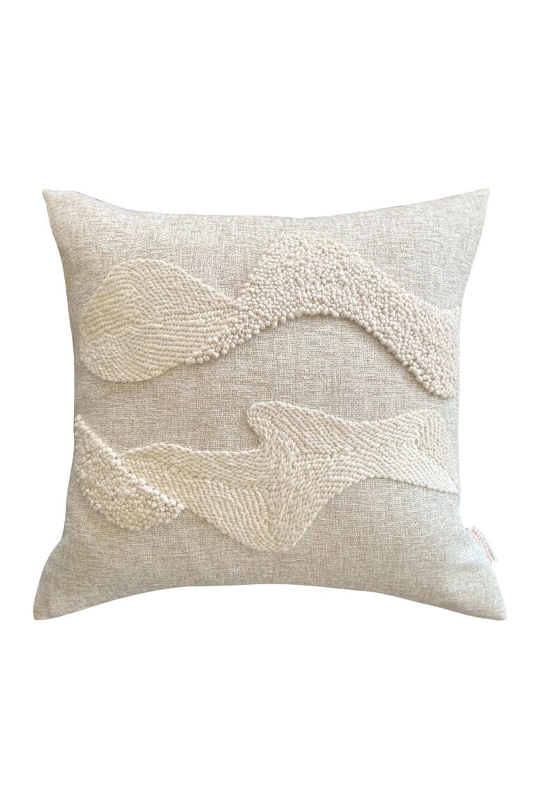 Punch Needle Ndebele Pillow - Cover Only, Main, color, Natural - Cover Only