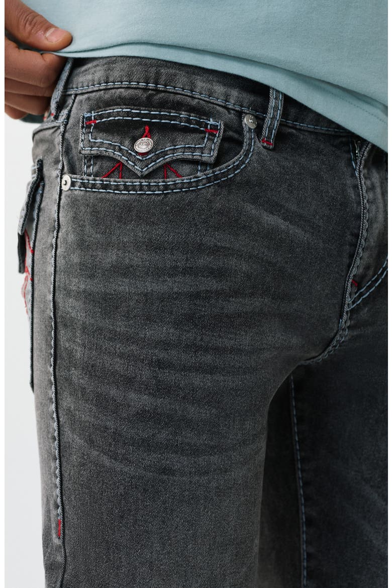 Ricky Big T Flap Pocket Straight Leg Jeans, Alternate, color, GREY PHANTOM