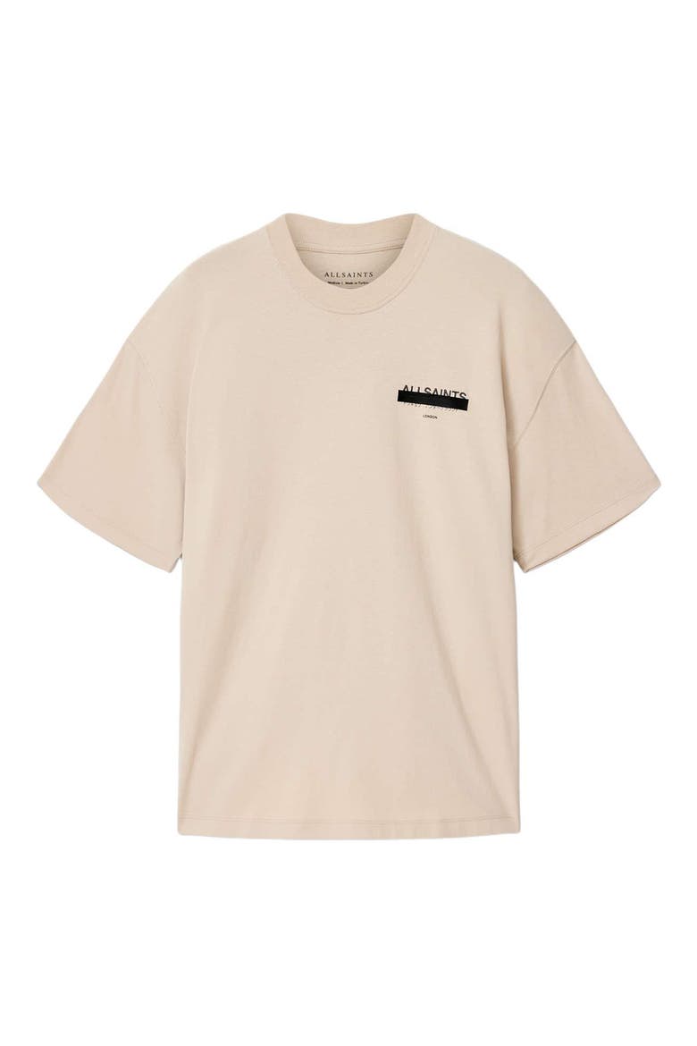 Redact Mock Neck Graphic T-Shirt, Alternate, color, FEATHER TAUPE