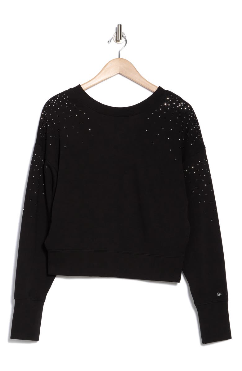 BOSS Orange Elay Rhinestone Sweatshirt, Alternate, color, 