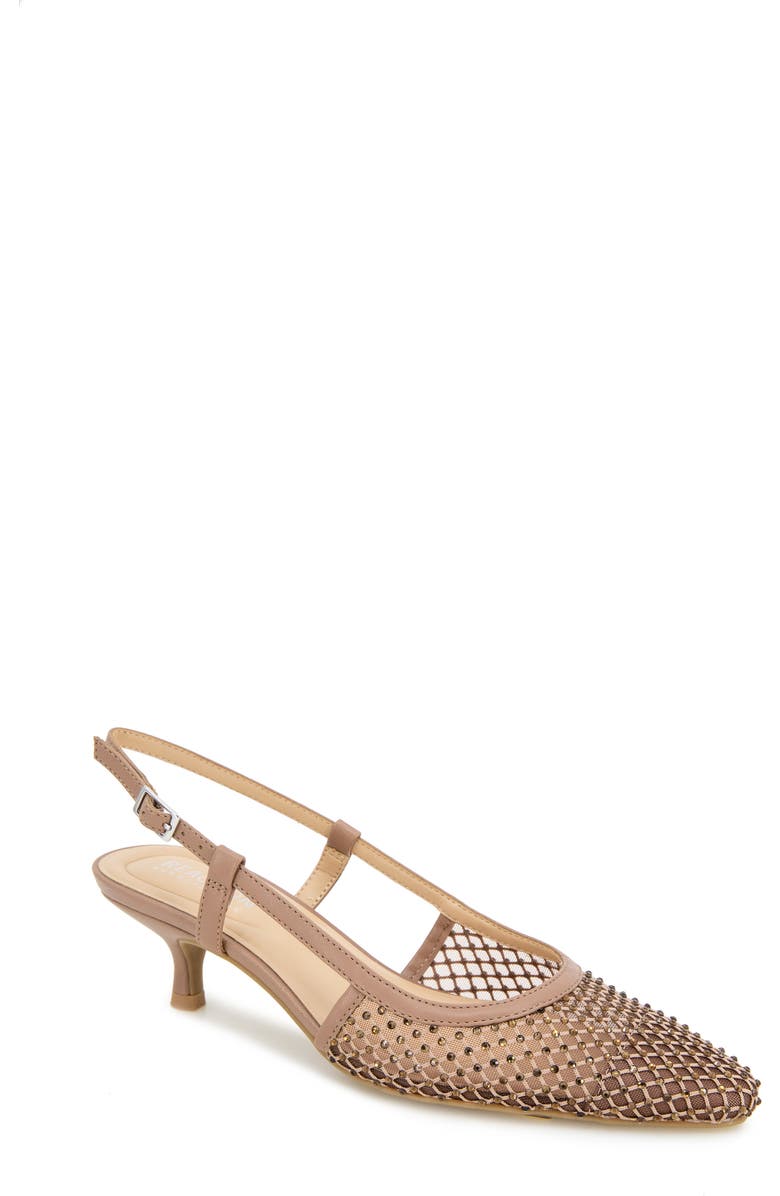 Reaction Kenneth Cole Maggie Mesh Slingback Pump, Main, color, Tan Crystal Mesh
