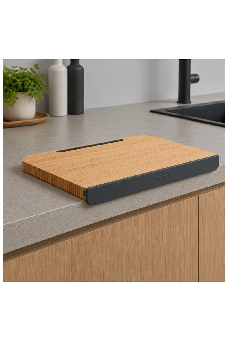 Elements Bamboo Cutting Board, Alternate, color, BEIGE
