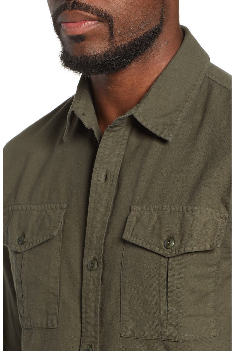 Pioneer Tri-Pocket Long Sleeve Slim Fit Shirt, Alternate, color, SULFUR OAK GROVE
