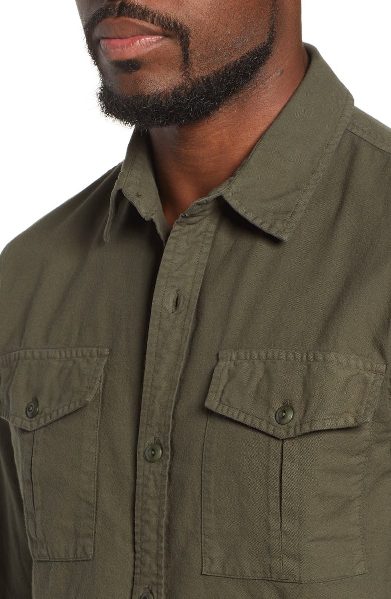 AG Pioneer Tri-Pocket Long Sleeve Slim Fit Shirt, Alternate, color, Sulfur Oak Grove