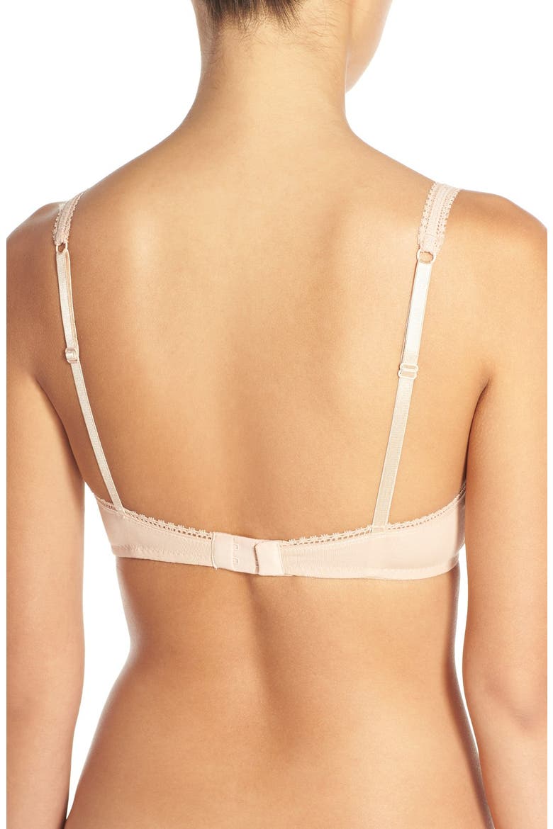 Stretch Cotton Bralette, Alternate, color, CHAMPAGNE