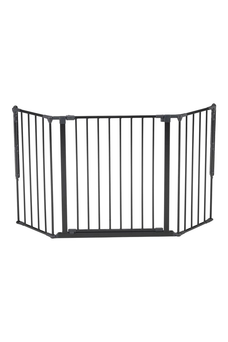 Flex Medium Metal Gate, Main, color, BLACK