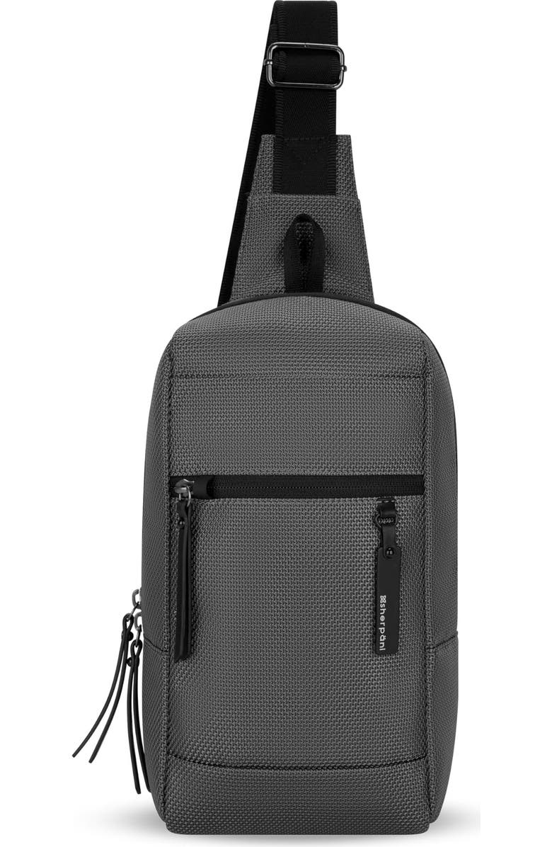 Sherpani Metro Anti Theft Travel Sling Bag Backpack, Main, color, Granite