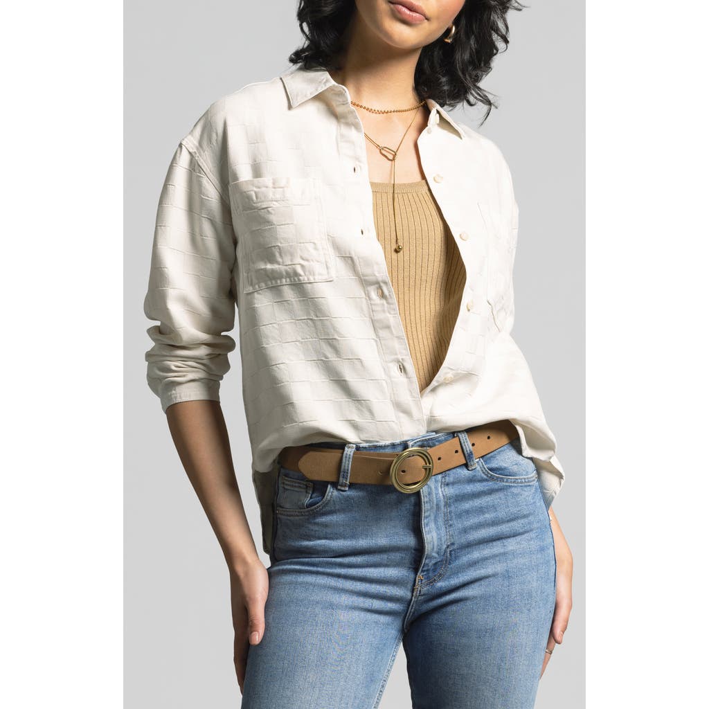 WEEKEND LOS ANGELES Adoria Texture Shirt in Creme  product