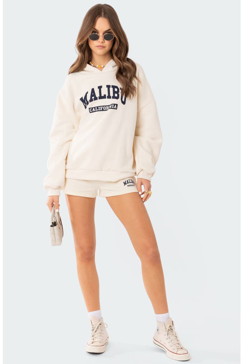 Malibu Pullover Hoodie, Alternate, color, CREAM